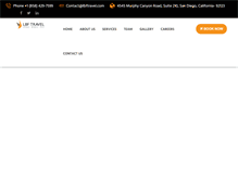 Tablet Screenshot of lbftravel.com